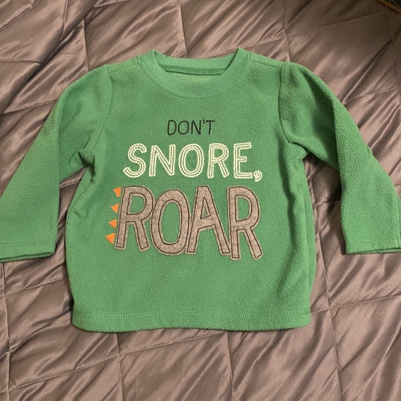 🙊 5/$25 - (2) - long sleeve fleece | size: 12 months - Picture 2 of 4